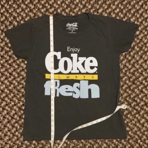 Lucky Brand Graphic Tee with Coke Print - Picture 7 of 9